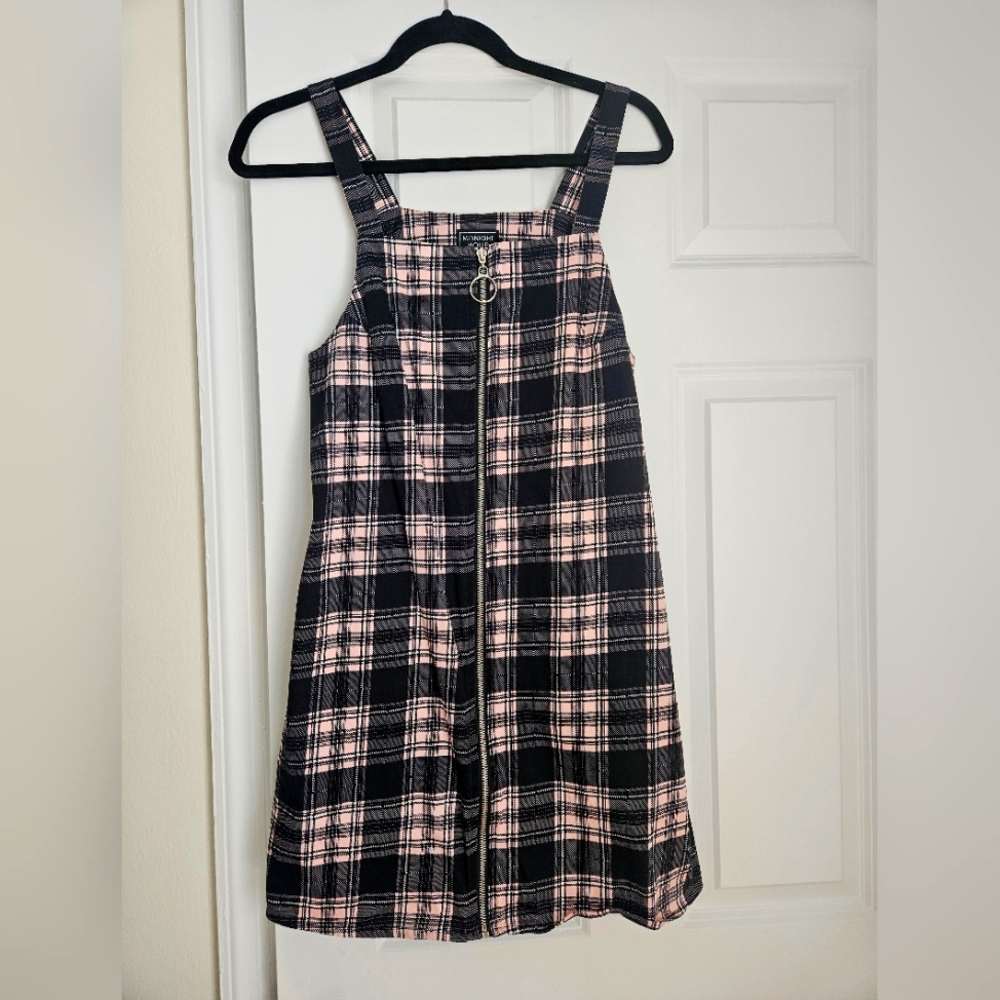 EUC Midnight Hour Pink And Black Dress Womens Size M